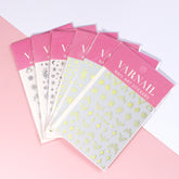 Nail Sticker - Metallic Star Moon